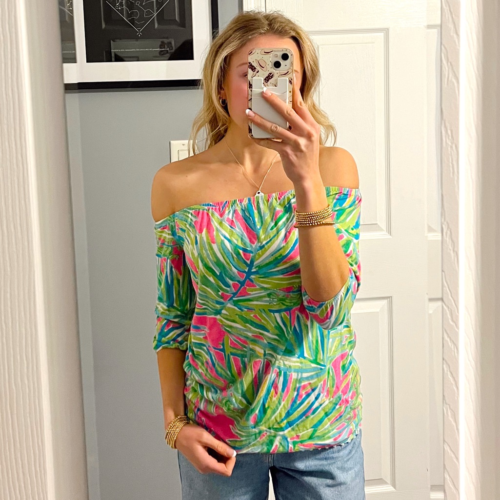 Lilly Pulitzer Pattern Blouse